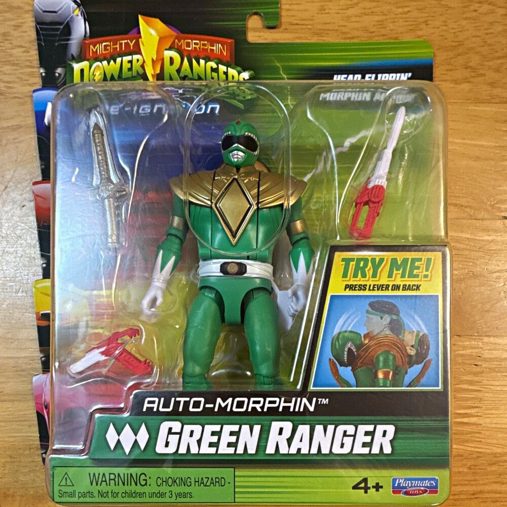 Playmates Mighty Morphin Power Rangers Re-Ignition Auto-Morphin Green Ranger